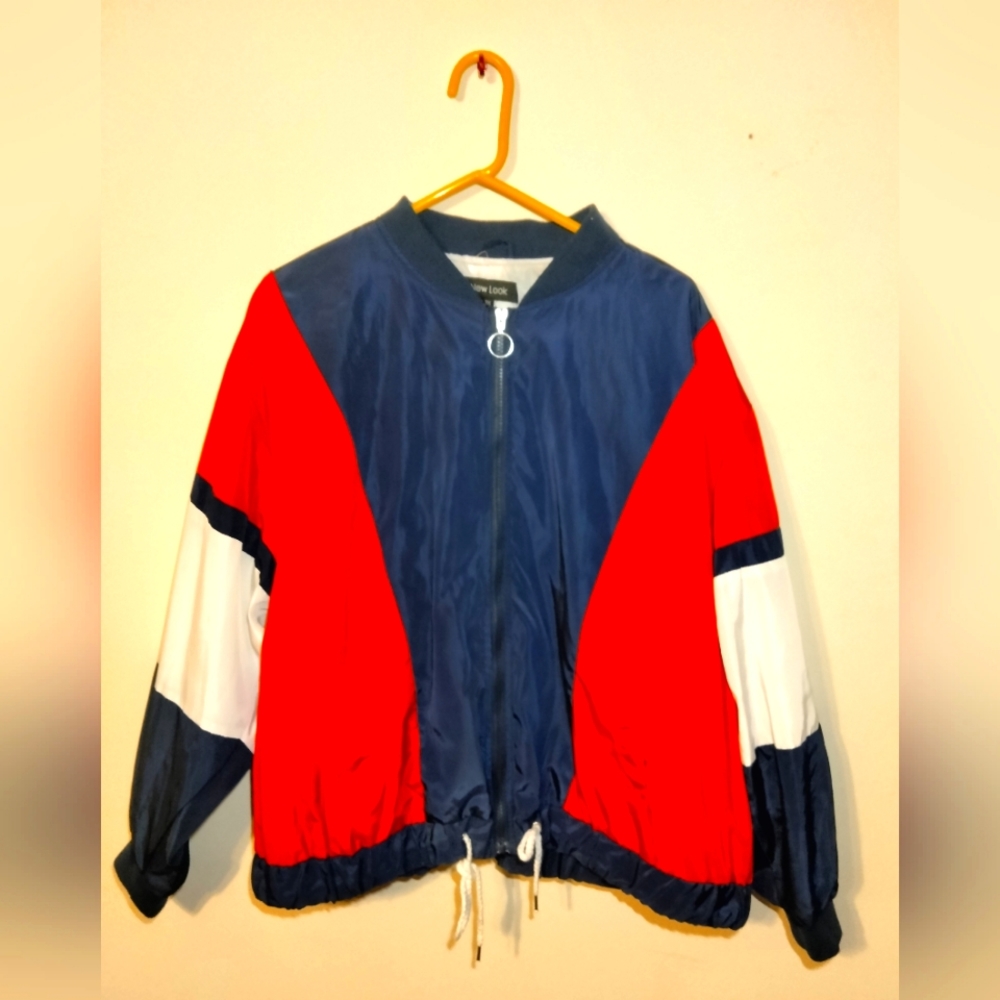 unisex New Look color block windbreaker